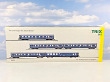 (4510) Trix H0 23373 Schnellzugwagen-Set "Blauer Enzian" der DB in OVP