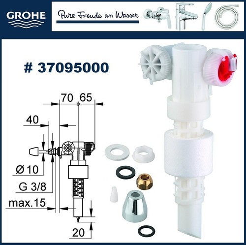 Grohe dal füllventil - grohe,