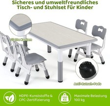 Kindertisch mit stühlen - kindertisch,