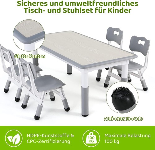 Kindertisch mit stühlen - mit,