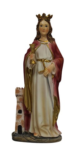 Heiligenfigur heilige barbara - heiligenfigur,