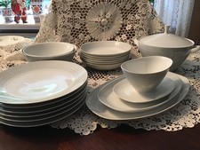 Arzberg Serie Bastdekor grau Speiseservice Eßservice 6 Personen
