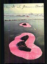 Christo und Jeanne-Claude Kunstpostkarte Original Signiert Kunst ## BC 226458