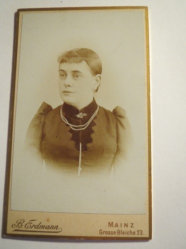 Mainz frau portrait cdv - -,