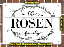 Rosen Family Decorative Metal