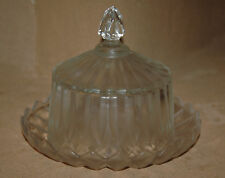 antike Glas Käseglocke -