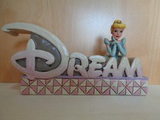 Disney Traditions Jim Shore Schriftzug Dream Enesco Rarität