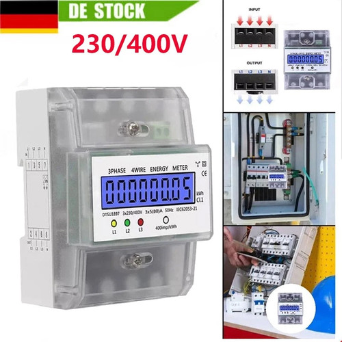 Drehstromzähler geeicht für