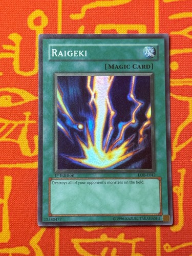 Yugioh raigeki super - super, rare