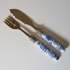 Aufschnittgabel + Käsemesser