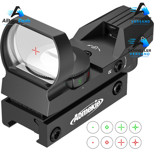 Red dot visier 20mm 22mm - red,