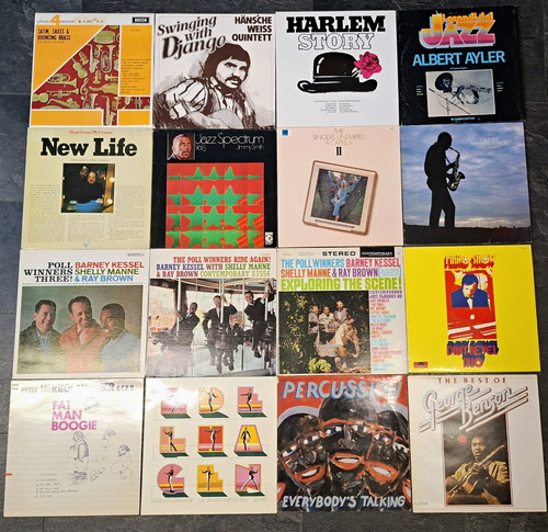 16x jazz schallplatten - jazz,