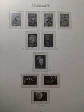 Liechtenstein 1971 - 1984 Borek falzlos Vordruckalbum