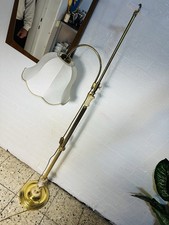 Lampe Leuchte Stehlampe Empire Stil Marmor  Messing ' Mit Schirm Bogen