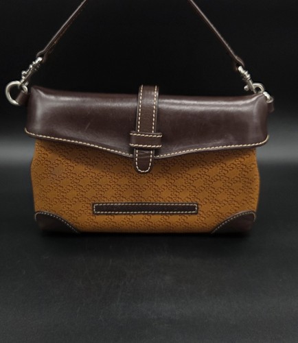 Vintage leder handtasche - leder,