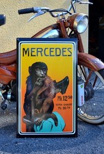 Emailliertes Schild MERCEDES