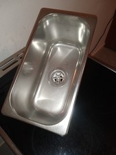Kleine Spüle Edelstahl GN 1/3