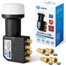 DIGITAL Quatro QUATTRO 0,1dB LNB LMB LNC LBN für FULL HDTV HD+ plus 3D Sky 4K