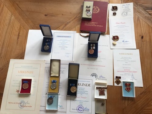 Orden ddr verdienstmedaille - orden,