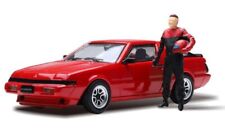 MITSUBISHI Starion + Fahrer Figur  - red - POP RACE 1:64