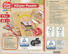 Playtive Lagen-Puzzle Dein
