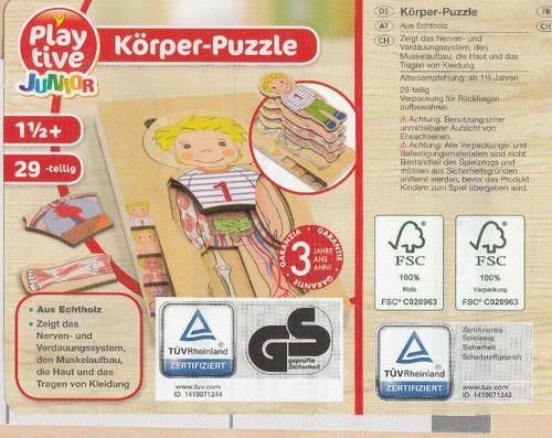 Playtive lagen puzzle dein - lagen-puzzle,