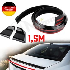 Auto Universal Heckspoiler Spoiler Lippe Spoiler Flügel Glanz Schwarz Gummi DHL