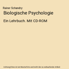 Biologische Psychologie: Ein Lehrbuch. Mit CD-ROM, Rainer Schandry