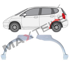 Für Honda Jazz 2002- 2008