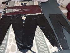 Damen konvolut leder - leder, leggins