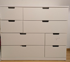 IKEA NORDLI Kommode | Schubladenschrank | Sideboard | Weiß | gebraucht