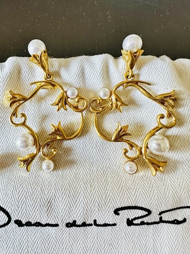 Oscar renta ohrringe 18k - la,