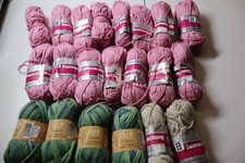 1kg Wollpaket verschiedene Materialien Wolle Wollreste siehe Bild Top Zustand