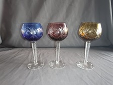 3 Weingläser Römer Schliff