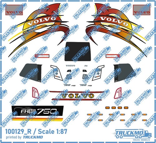 Truckmo decals volvo fh16 - decals,