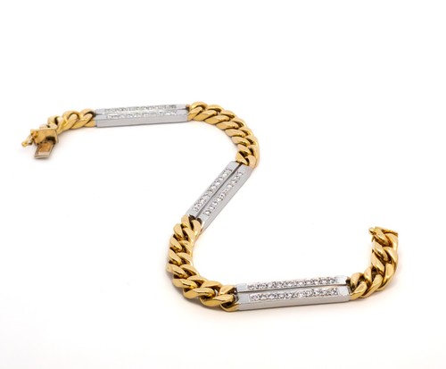 Panzerarmband mit brillanten - mit,