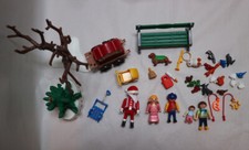 Teile aus Playmobil Adventskalender 4152 Drehorgel Melodie + beleuchteter Baum