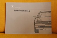 R129 Betriebsanleitung 01/89 für Mercedes-Benz 300 300-24 500 SL 1295840096