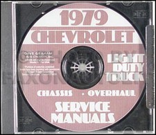 1979 Chevy Shop Manuell CD K5