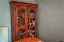 Massive vitrine aus - aus, geöltem