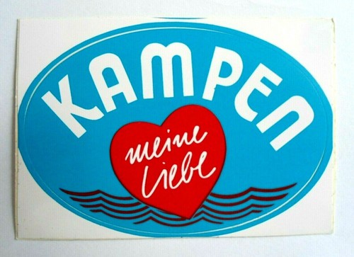 Souvenir aufkleber kampen - souvenir-aufkleber,