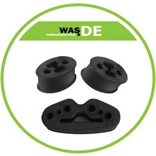 Auspuffhalter Set für Fiat Punto 188 1.2 44KW 60PS Endtopf und Mittelrohr