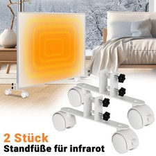 Standfüße mit Rollen für Infrarotheizungen für verschiedene Marken Universell