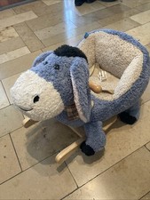 Bieco Schaukeltier Esel - Grau/Blau