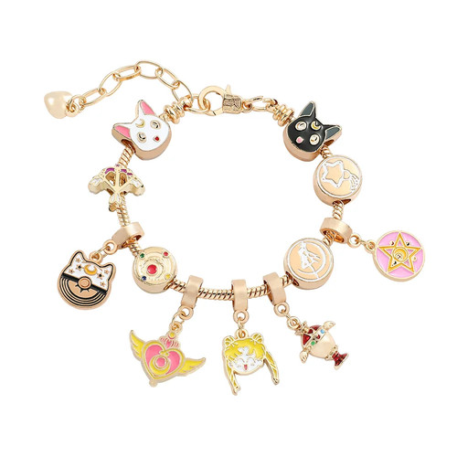 Charm armband sailor moon luna - moon,