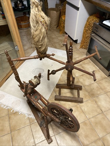 Spinnrad antik - spinnrad,