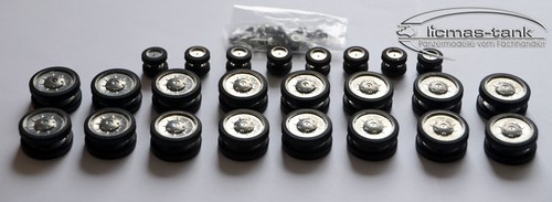 Metall laufrollenset - metall,