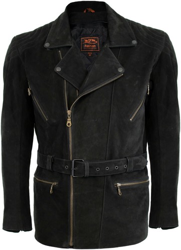 Motorrad lederjacke lang - 3/4,