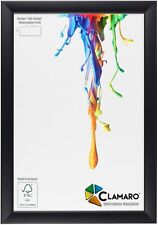 Bilderrahmen Schwarz Matt CLAMARO 53G Neo Collage nach Maß modern Holz.