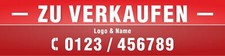 PVC Werbebanner,  Plane "Zu